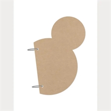 Sn@p Mini Chipboard Album - Mouse Ear